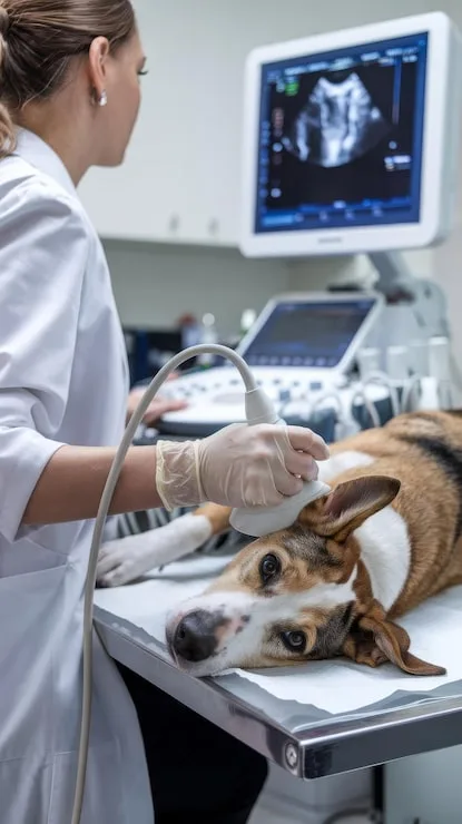 ultrassom dentário veterinário